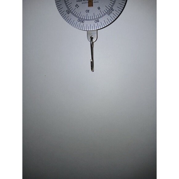 Welch Scientific Co. 500 Grams 18 Ounces Hanging Spring Weight Scale USA W/ Box - Picture 12 of 15